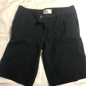 SO black shorts size 7 juniors